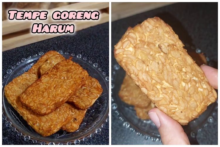 Tanpa tepung terigu, berikut cara membuat tempe goreng renyah dan bebas minyak, cukup tambahkan satu bahan dapur saja.