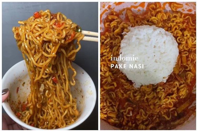 Makan mie instan dengan nasi lebih sehat dibandingkan memakannya begitu saja, ini fakta ilmiahnya.