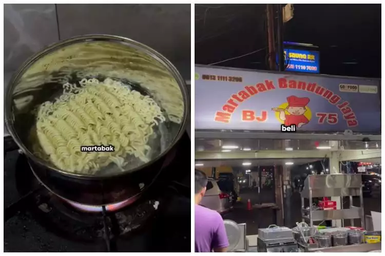 Bikin geleng-geleng kepala, momen netizen pesan mie martabak, penampakannya di luar dugaan.