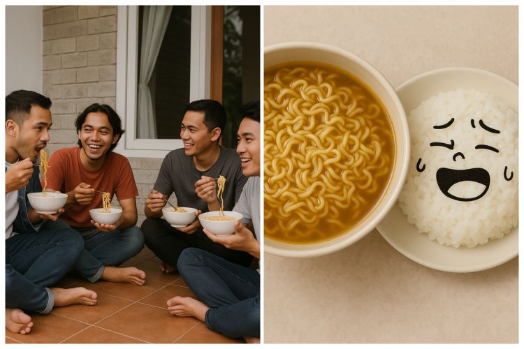 5 Bagaimana Anda bisa makan mie sementara bagaimana Indonea, mana yang Anda duduki?