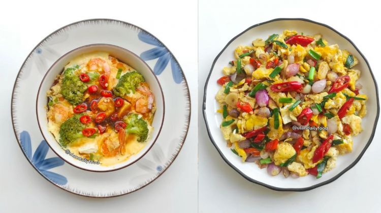 I-9 ilula kodwa iiresiphi ze-amggi zeqanda, ezilungele isitya secala lesidlo sakusasa esikhawulezayo