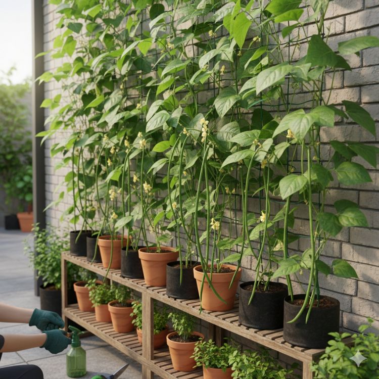 Selamatkan dunia! Cara menanam kacang tinggi vertikal di dinding untuk pemula