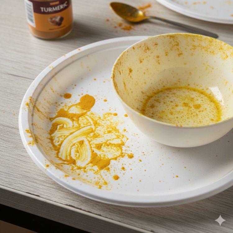 Rahasia menghilangkan noda kunyit membandel pada plastik, melamin, dan peralatan dapur lainnya